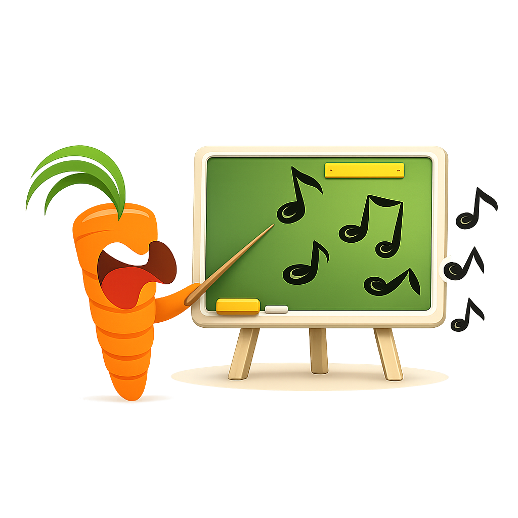 Singing Carrots Virtual Coach
